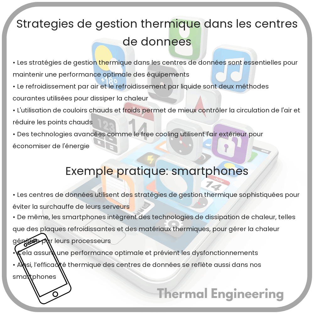 Stratégies de gestion thermique dans les centres de données