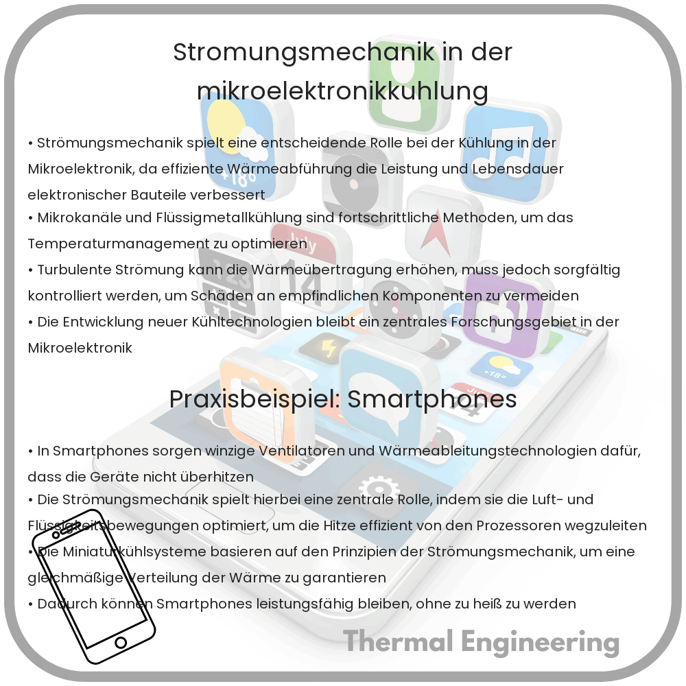 Strömungsmechanik in der Mikroelektronikkühlung