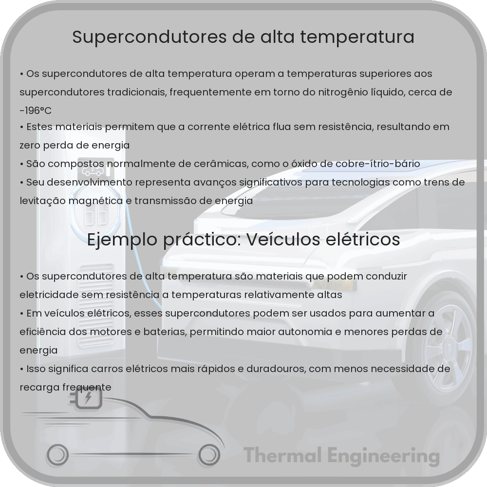 Supercondutores de Alta Temperatura