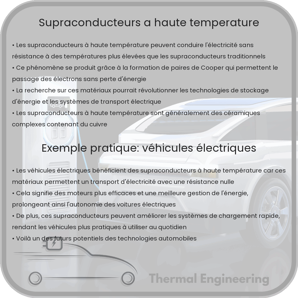 Supraconducteurs à haute température