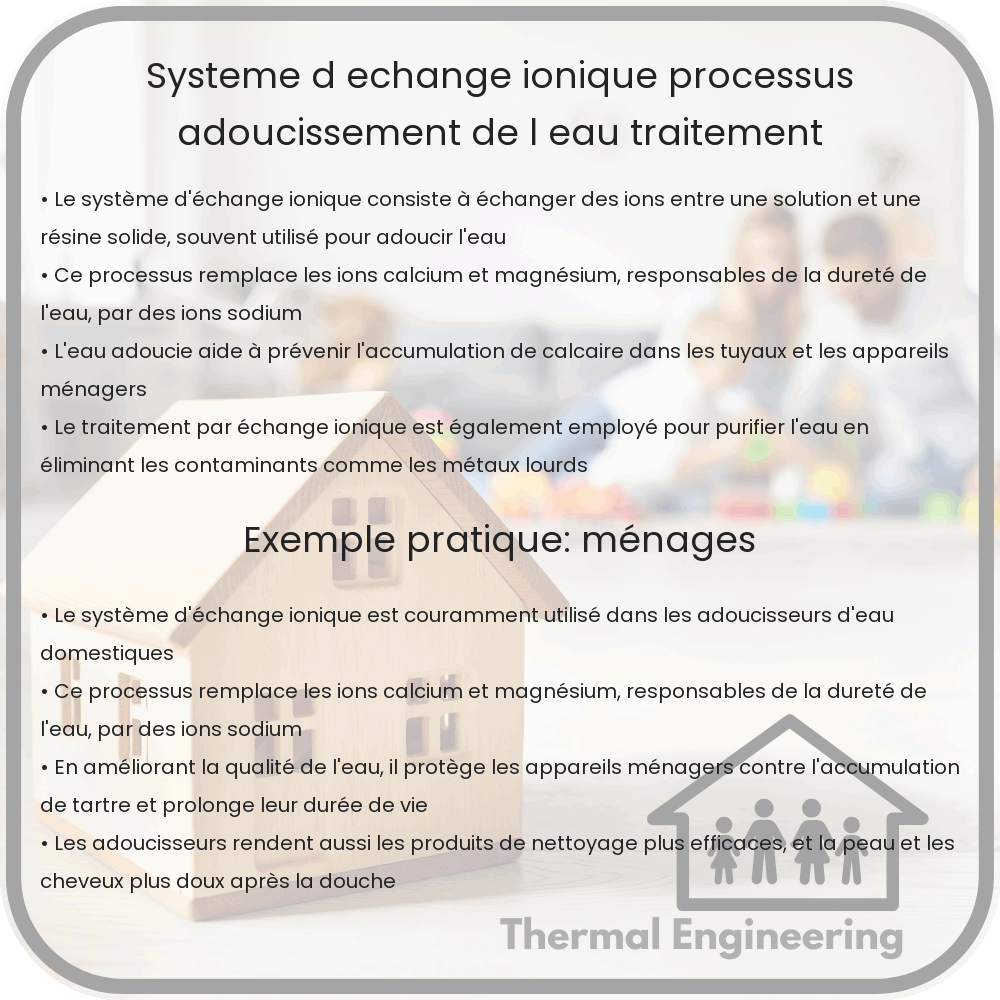 Système D'échange Ionique | Processus, Adoucissement de l'eau, Traitement