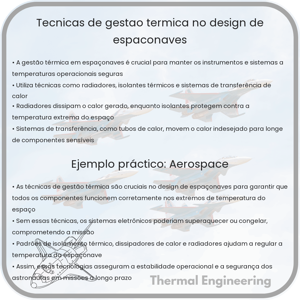 Técnicas de Gestão Térmica no Design de Espaçonaves