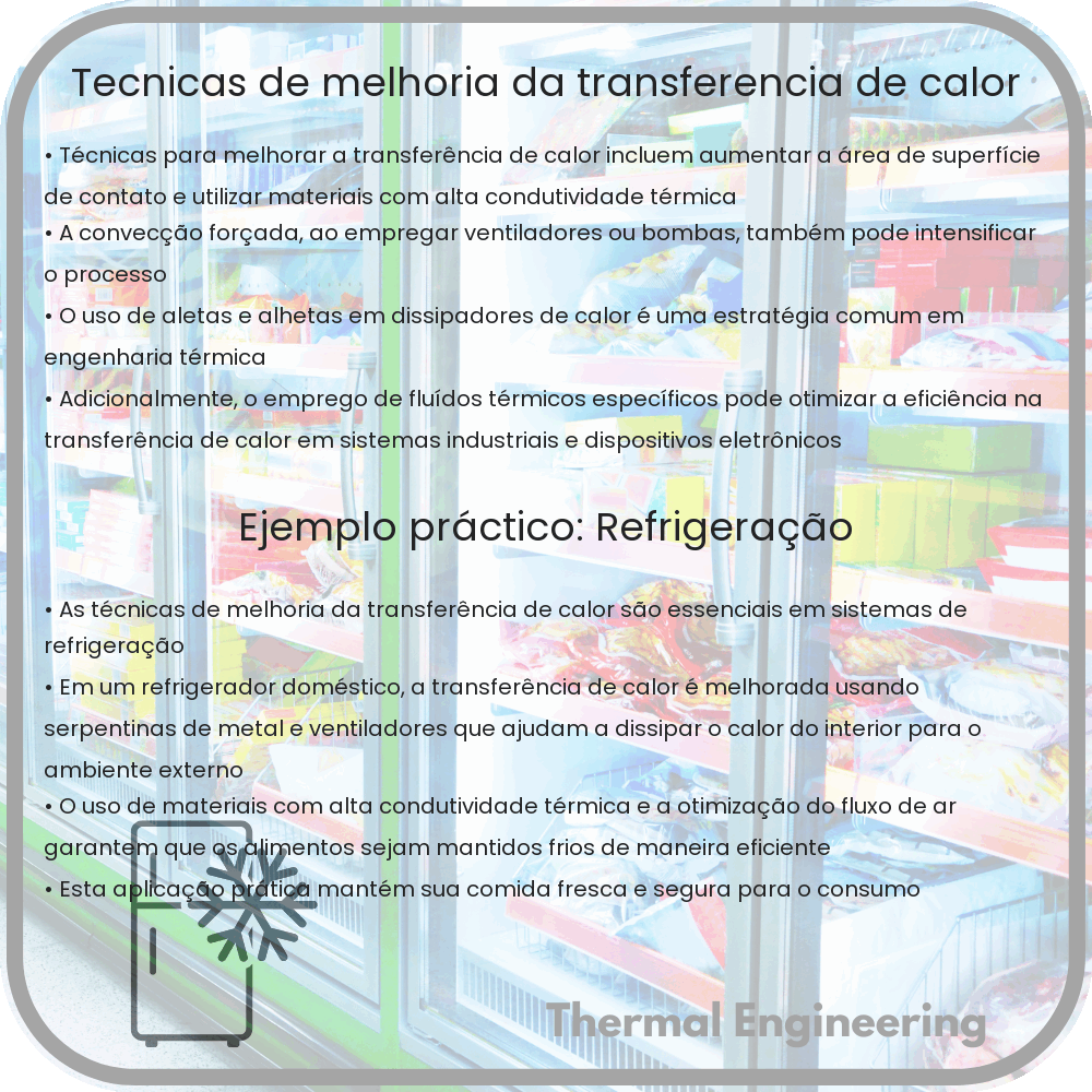 Técnicas de Melhoria da Transferência de Calor