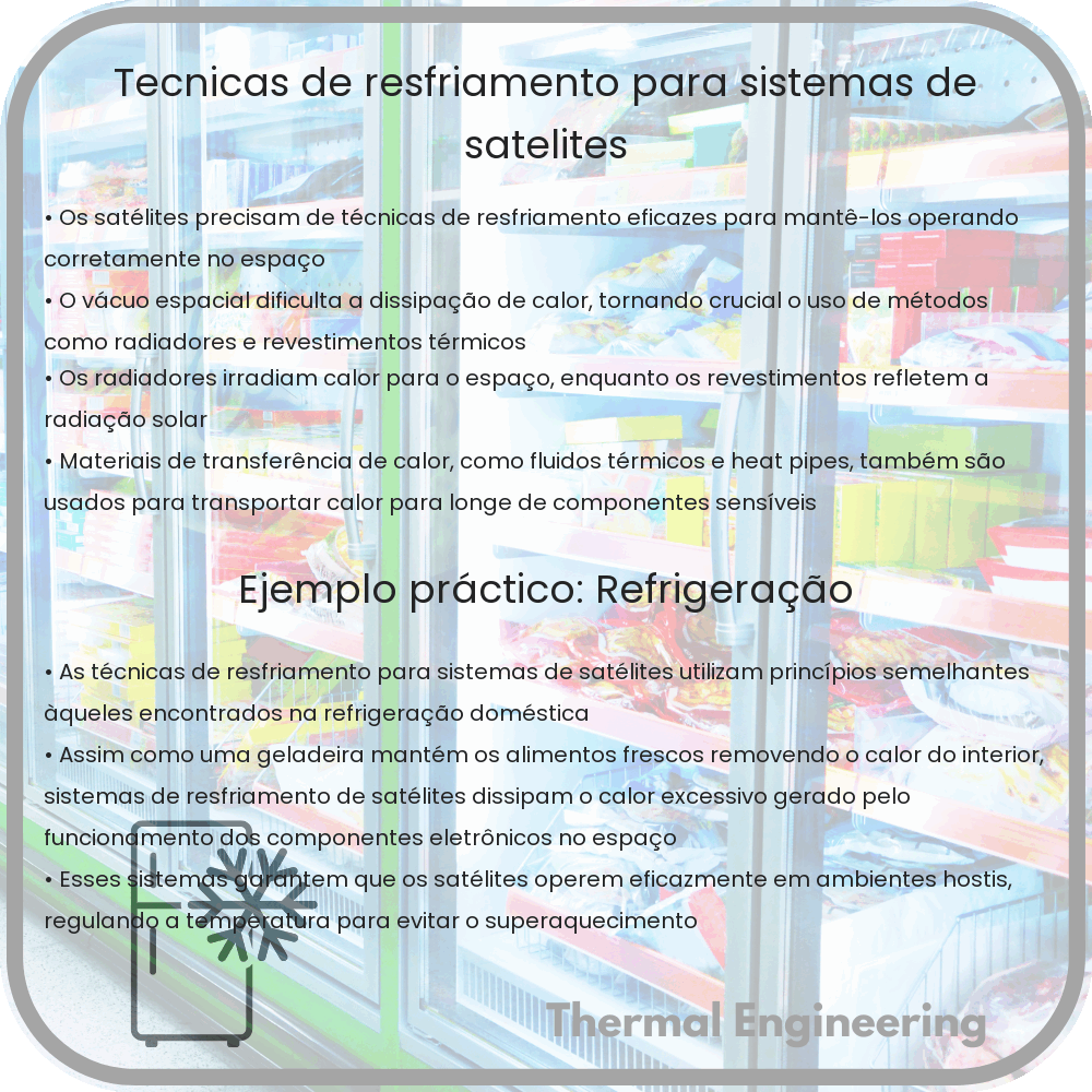 Técnicas de Resfriamento para Sistemas de Satélites