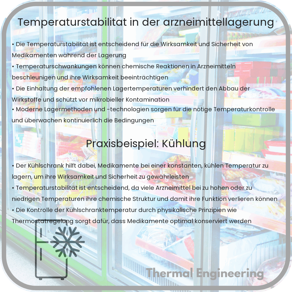 Temperaturstabilität in der Arzneimittellagerung