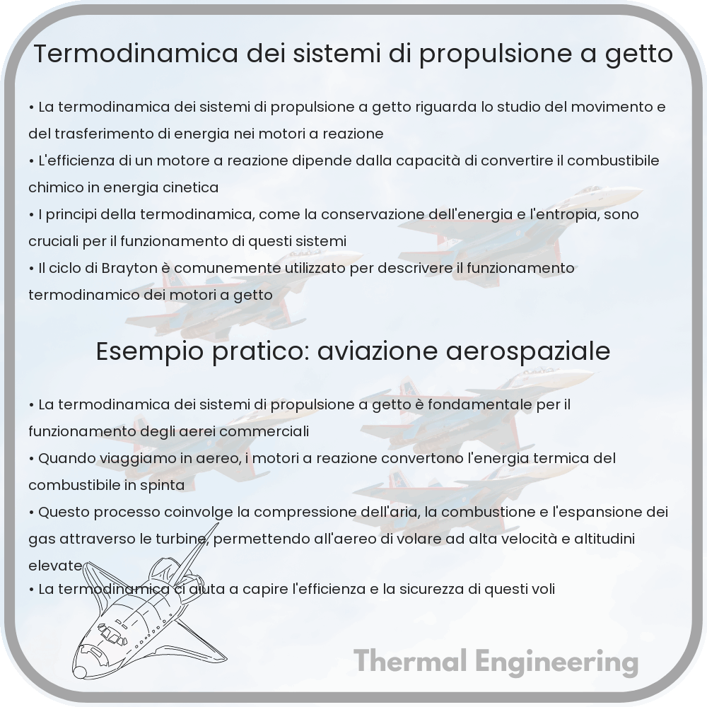 Termodinamica dei sistemi di propulsione a getto
