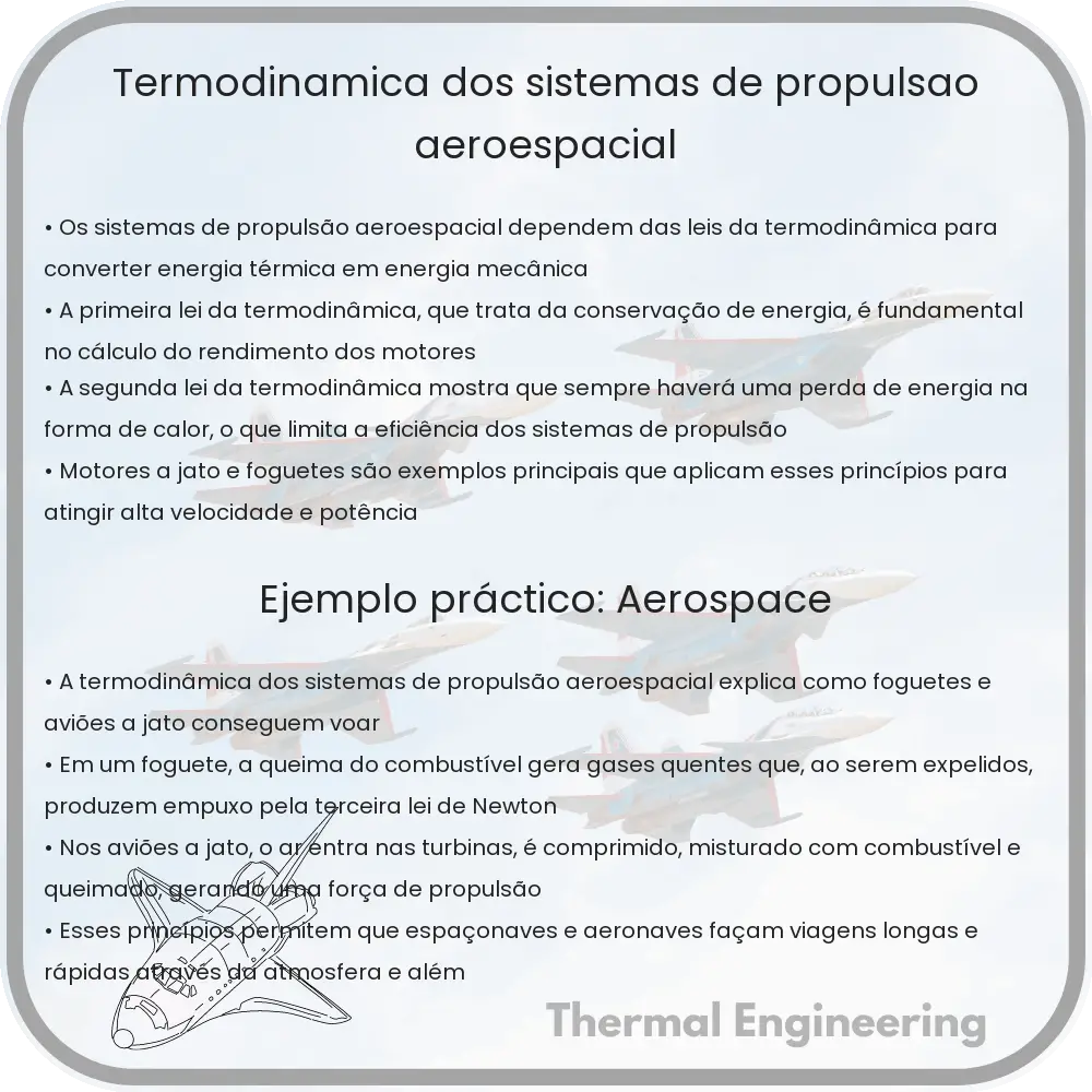 Termodinâmica dos Sistemas de Propulsão Aeroespacial