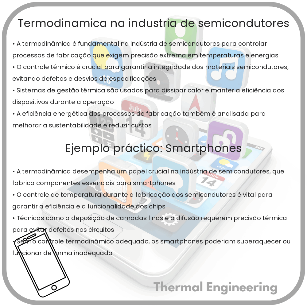 Termodinâmica na indústria de semicondutores