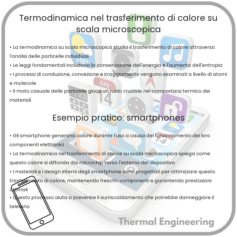 Termodinamica nel trasferimento di calore su scala microscopica