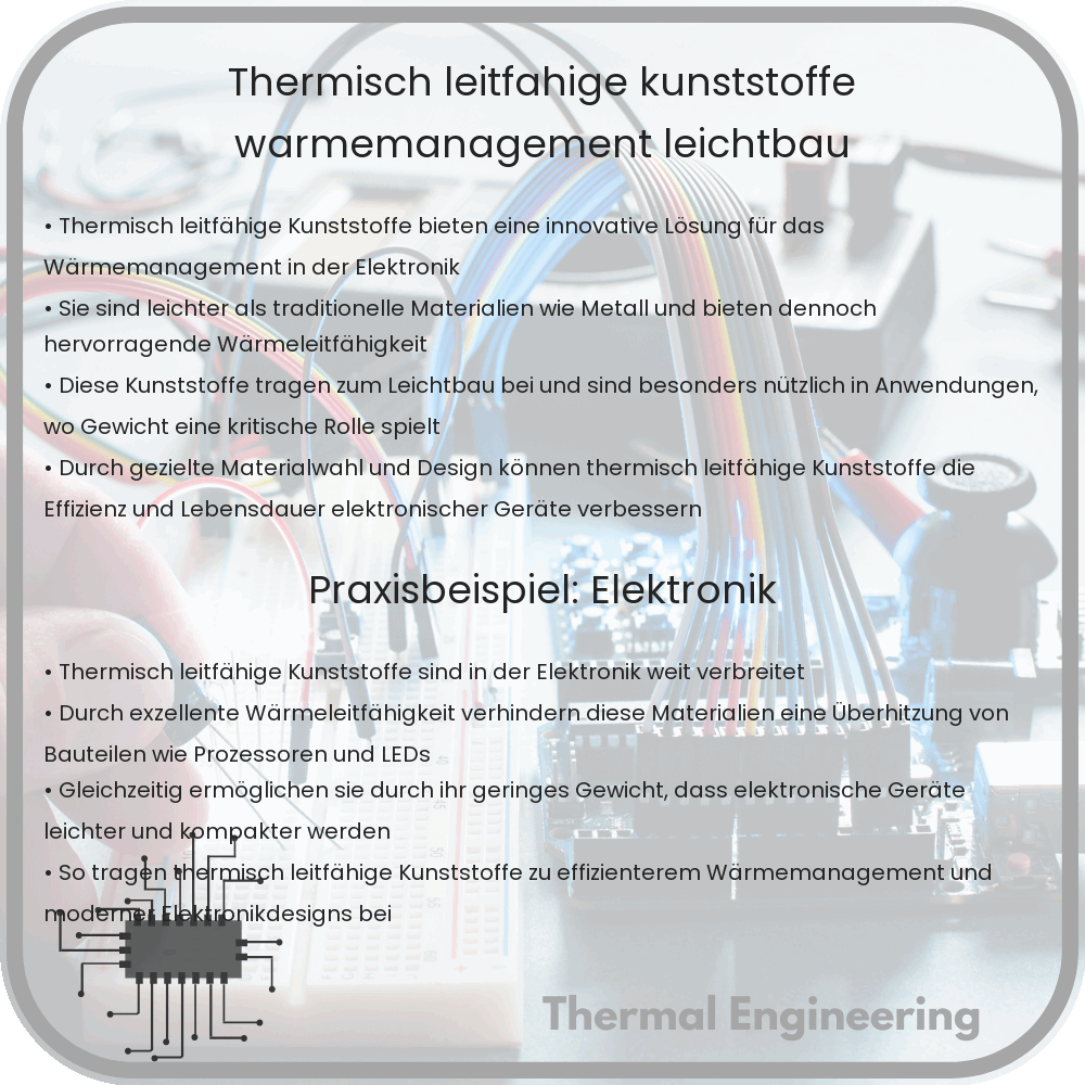 Thermisch leitfähige Kunststoffe | Wärmemanagement, Leichtbau