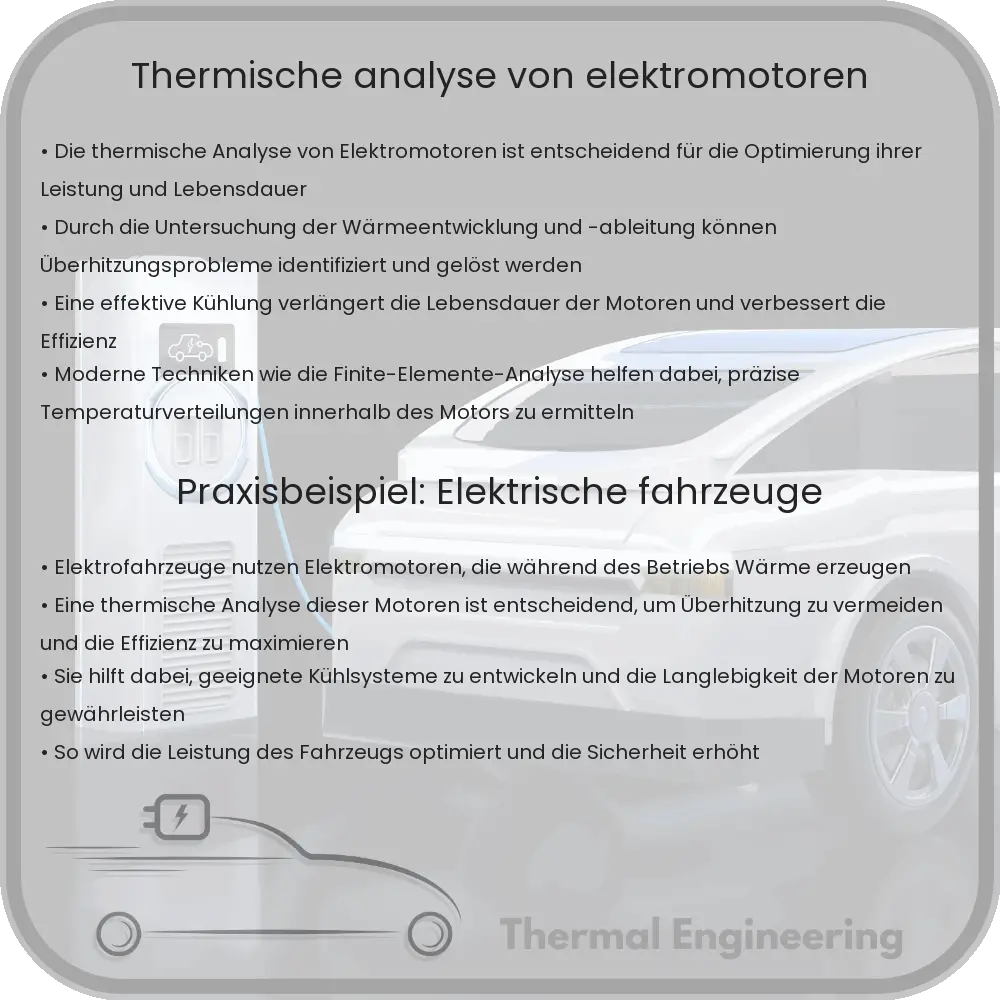 Thermische Analyse von Elektromotoren