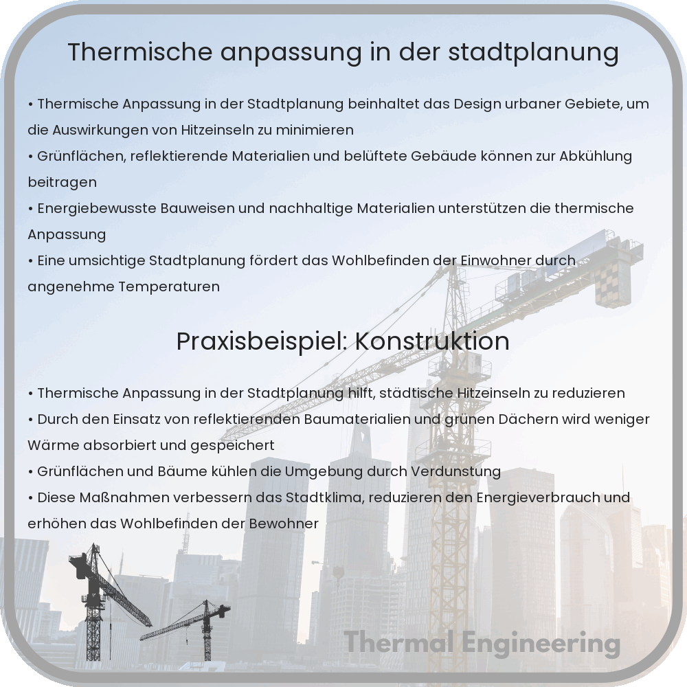 Thermische Anpassung in der Stadtplanung