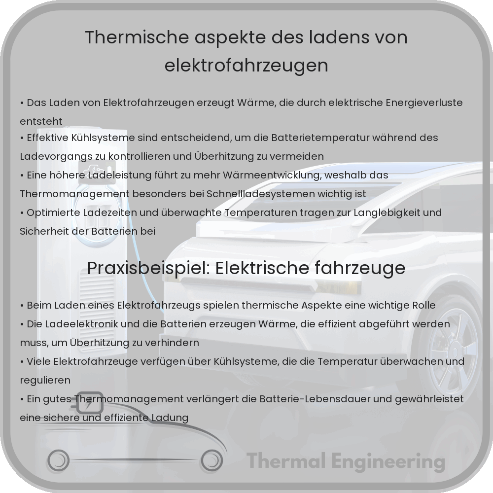 Thermische Aspekte des Ladens von Elektrofahrzeugen