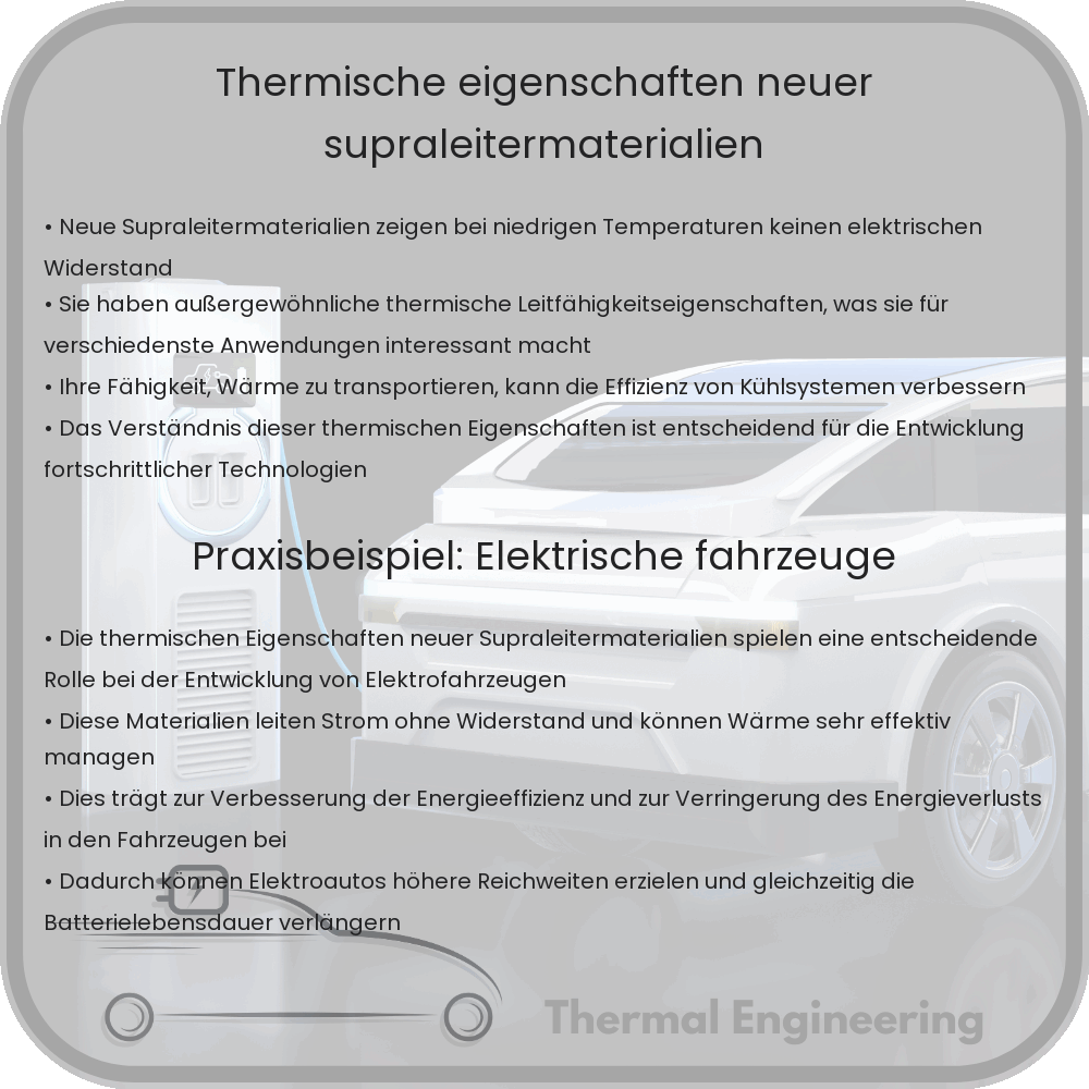 Thermische Eigenschaften neuer Supraleitermaterialien