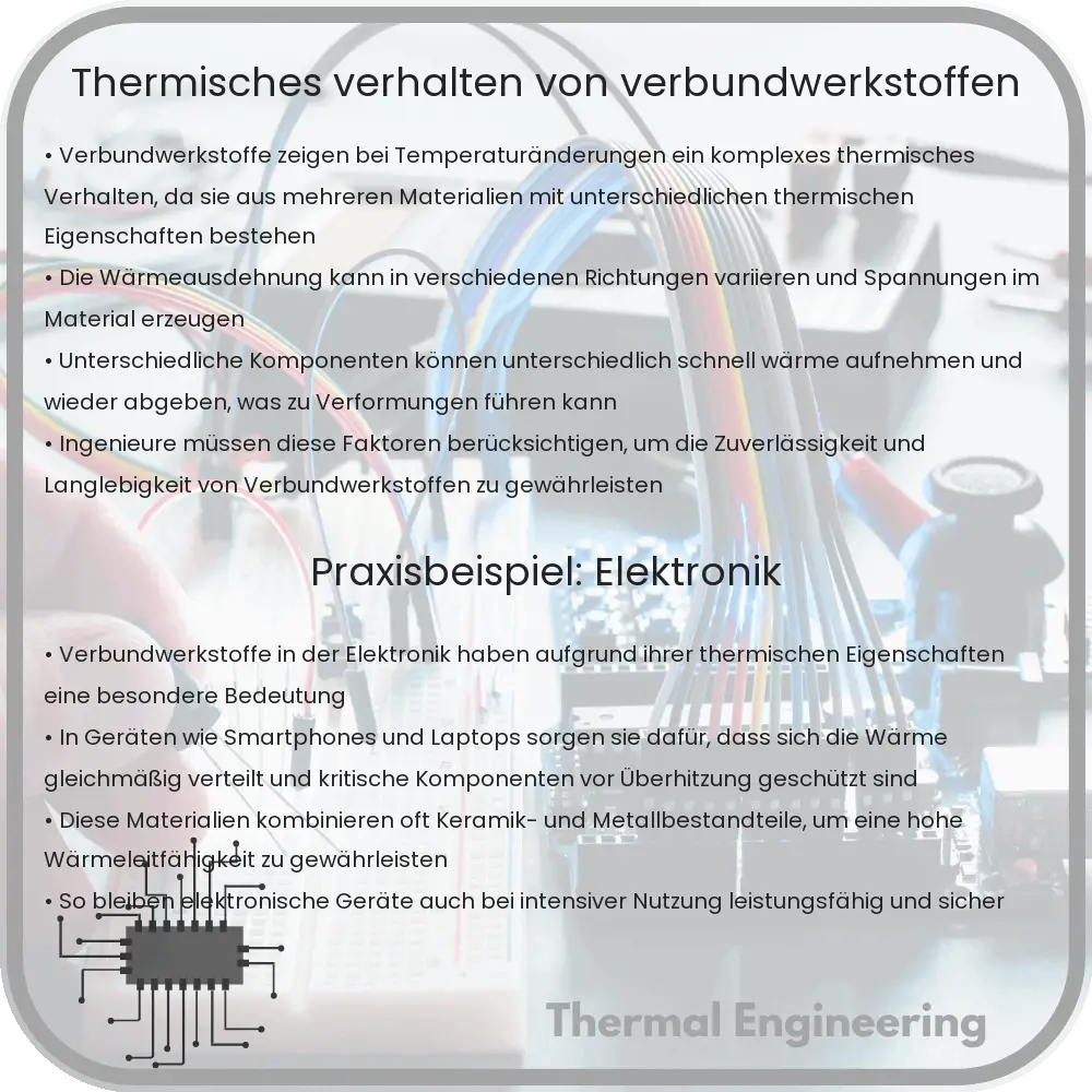 Thermisches Verhalten von Verbundwerkstoffen