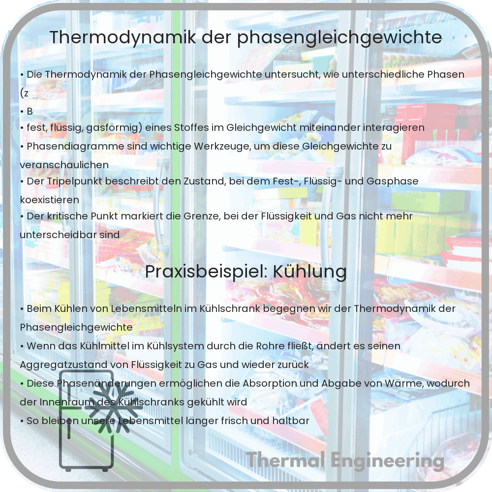 Thermodynamik der Phasengleichgewichte