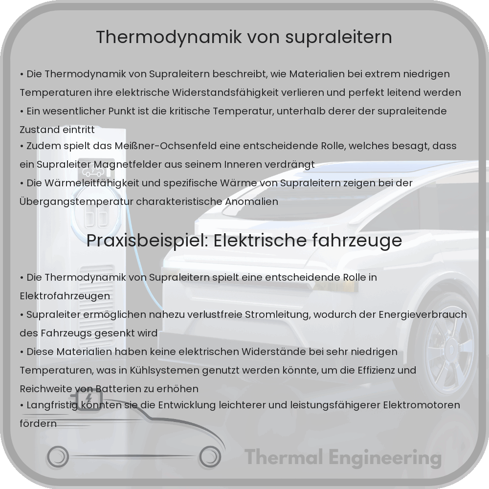 Thermodynamik von Supraleitern