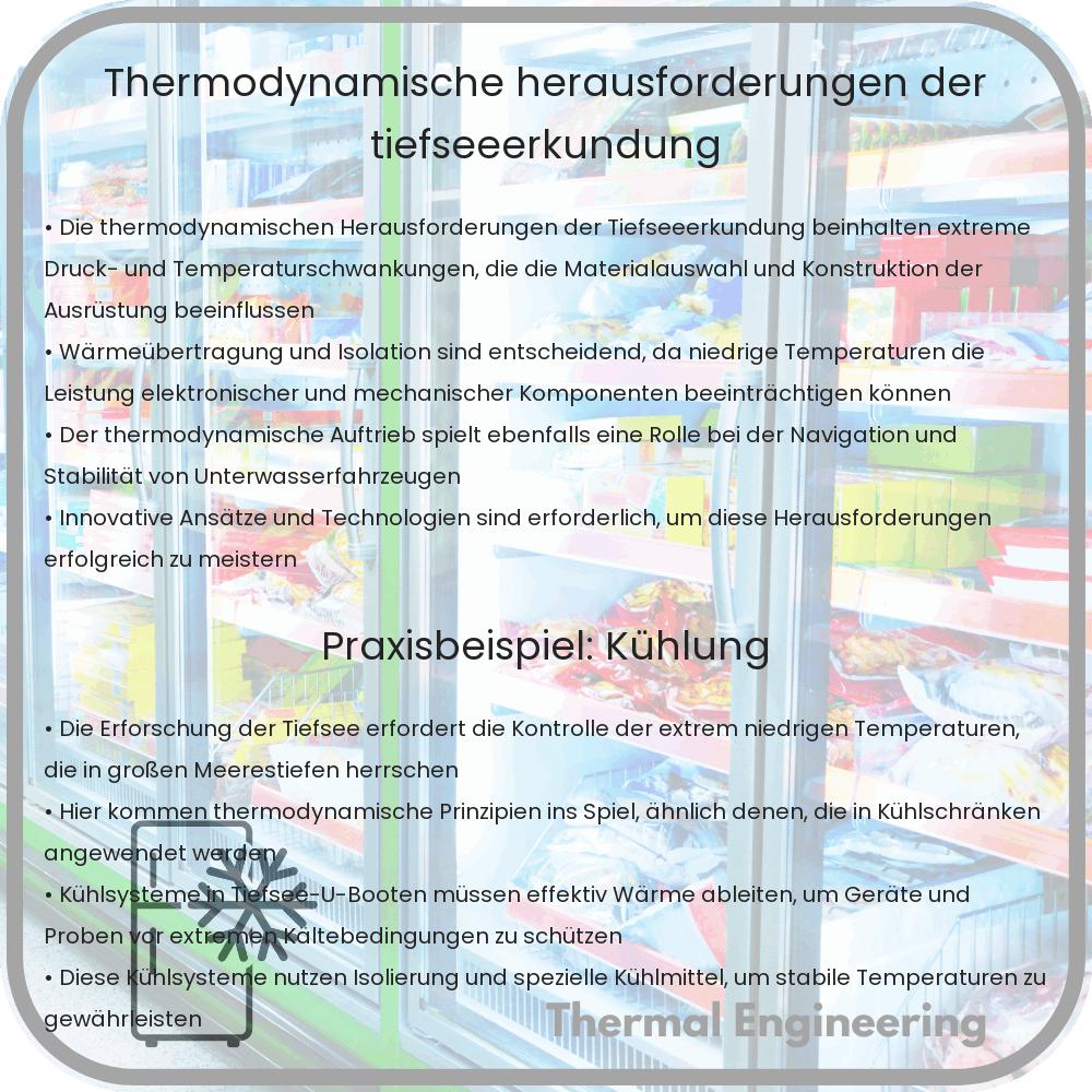 Thermodynamische Herausforderungen der Tiefseeerkundung