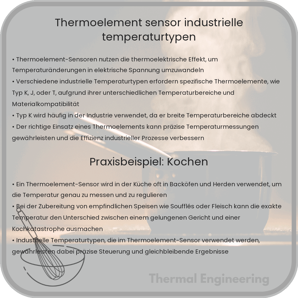 Thermoelement-Sensor | Industrielle Temperaturtypen