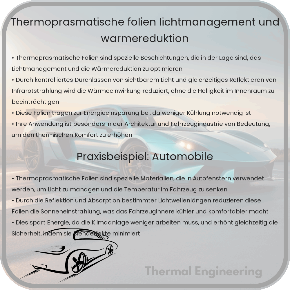 Thermoprasmatische Folien | Lichtmanagement und Wärmereduktion