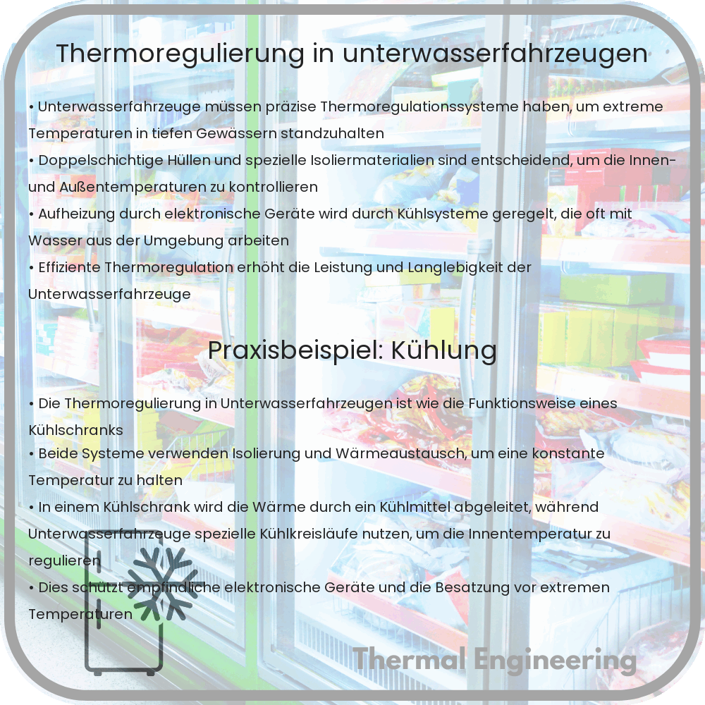 Thermoregulierung in Unterwasserfahrzeugen