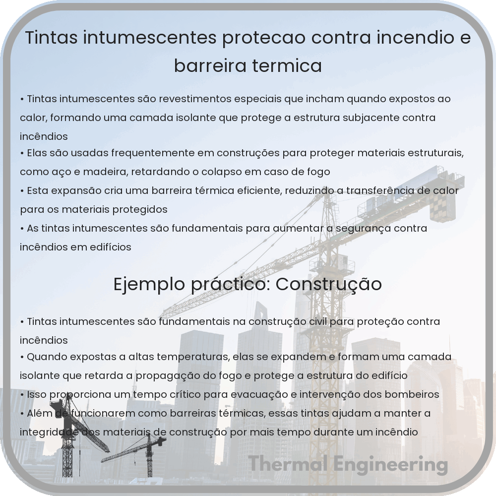 Tintas Intumescentes | Proteção Contra Incêndio e Barreira Térmica