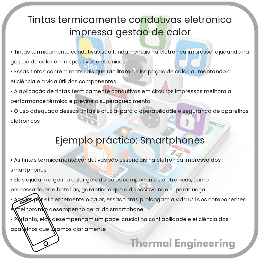 Tintas Termicamente Condutivas | Eletrônica Impressa, Gestão de Calor