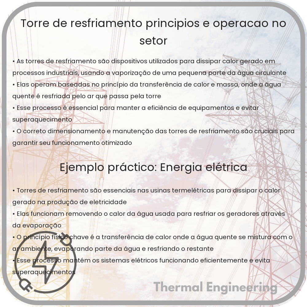 Torre de Resfriamento | Princípios e Operação no Setor