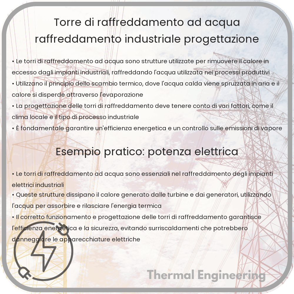 Torre di Raffreddamento ad Acqua | Raffreddamento Industriale, Progettazione