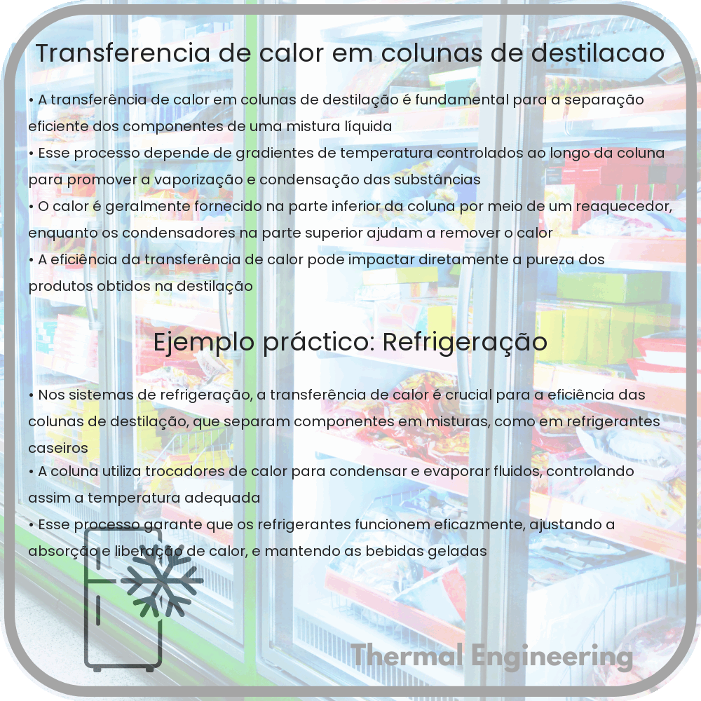 Transferência de Calor em Colunas de Destilação