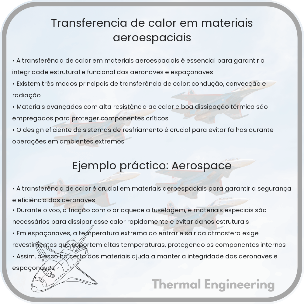 Transferência de Calor em Materiais Aeroespaciais