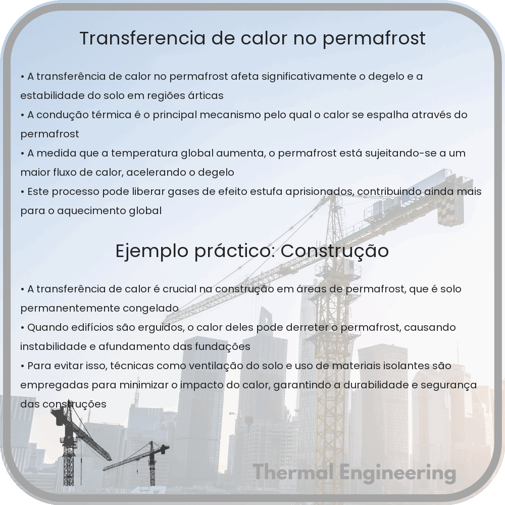 Transferência de Calor no Permafrost