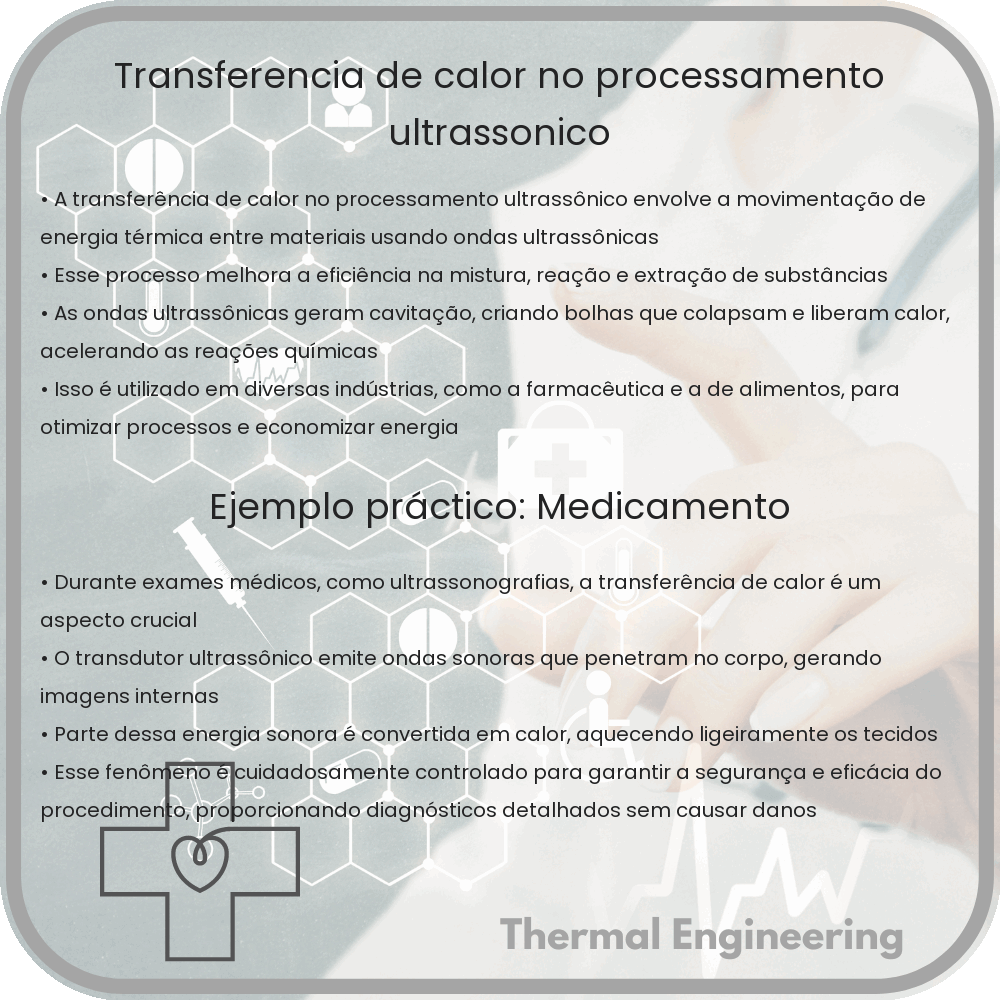Transferência de Calor no Processamento Ultrassônico