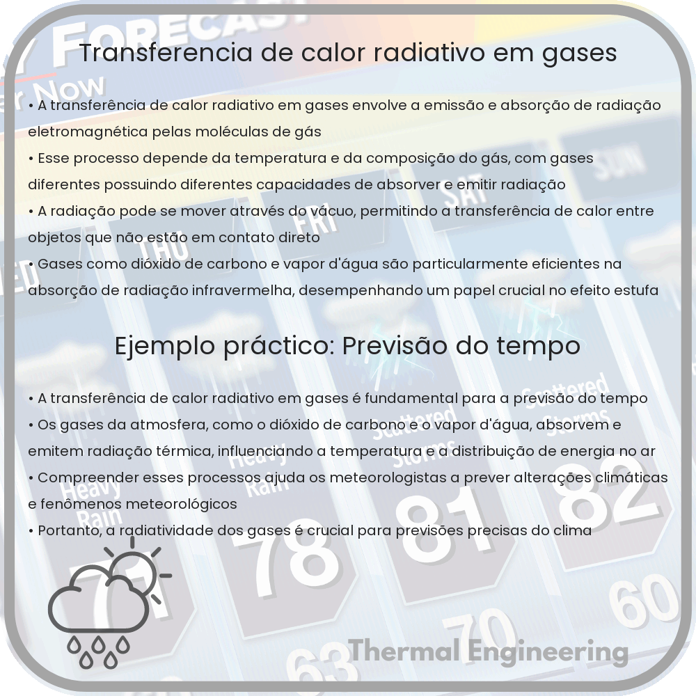 Transferência de Calor Radiativo em Gases