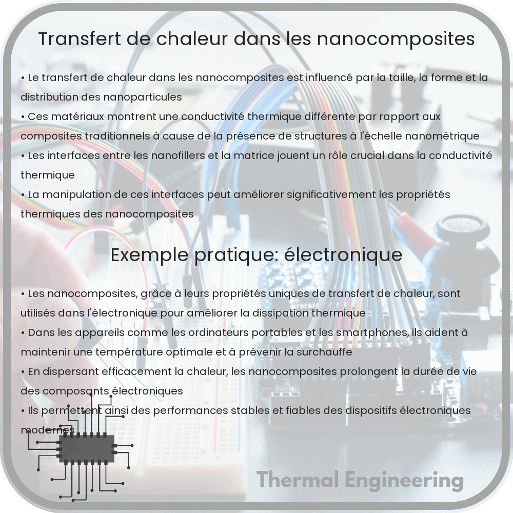 Transfert de chaleur dans les nanocomposites