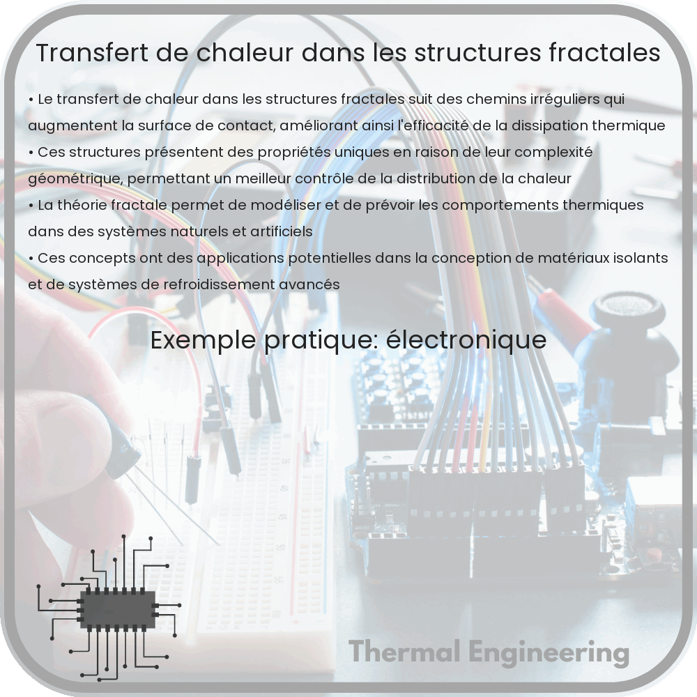 Transfert de chaleur dans les structures fractales
