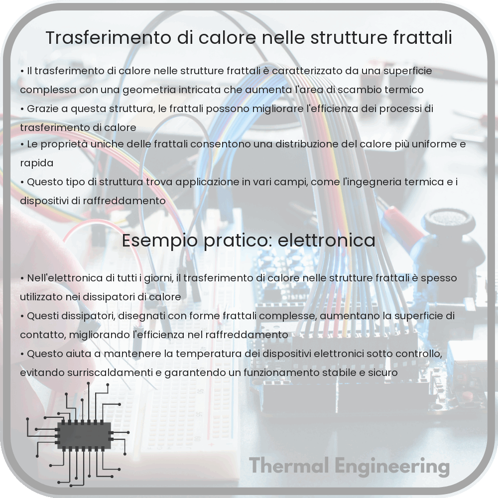 Trasferimento di calore nelle strutture frattali