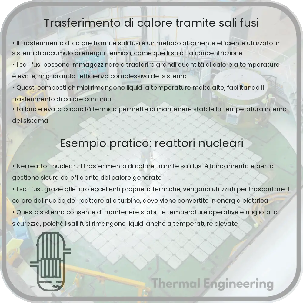 Trasferimento di calore tramite sali fusi
