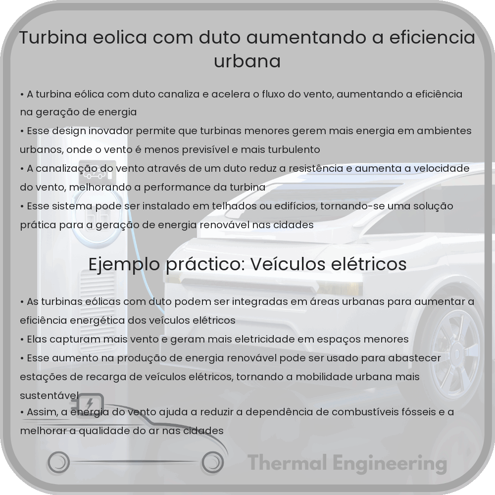 Turbina Eólica com Duto | Aumentando a Eficiência Urbana
