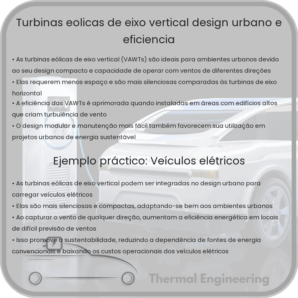 Turbinas Eólicas de Eixo Vertical | Design Urbano e Eficiência