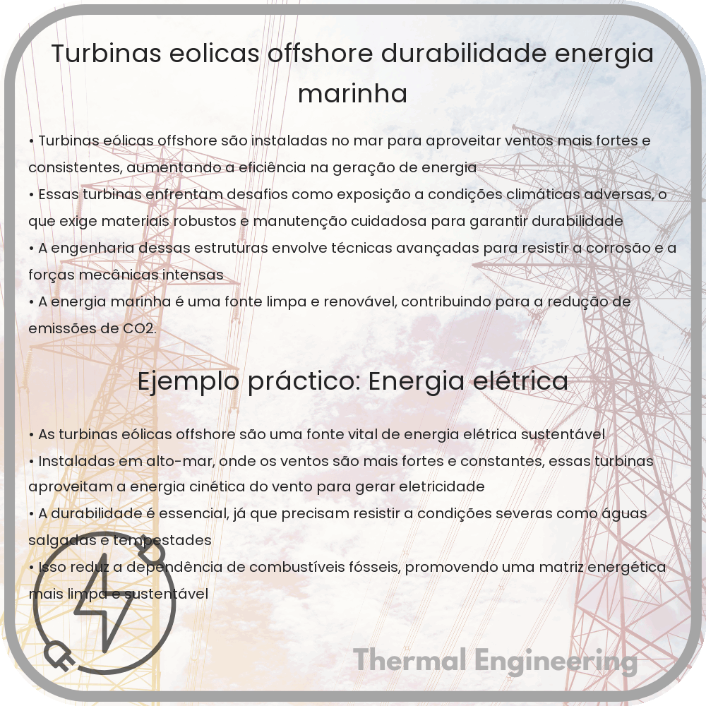 Turbinas Eólicas Offshore | Durabilidade & Energia Marinha
