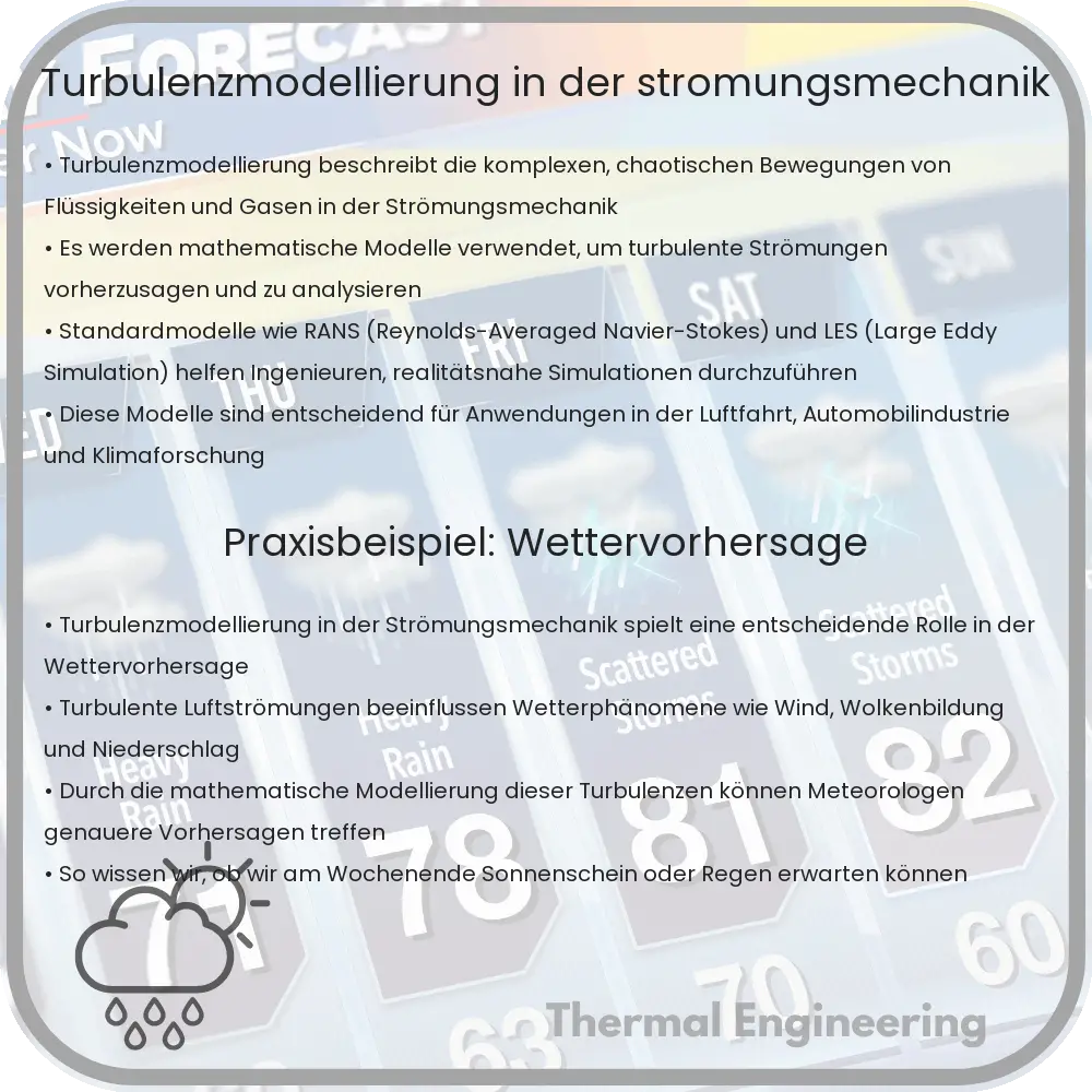Turbulenzmodellierung in der Strömungsmechanik