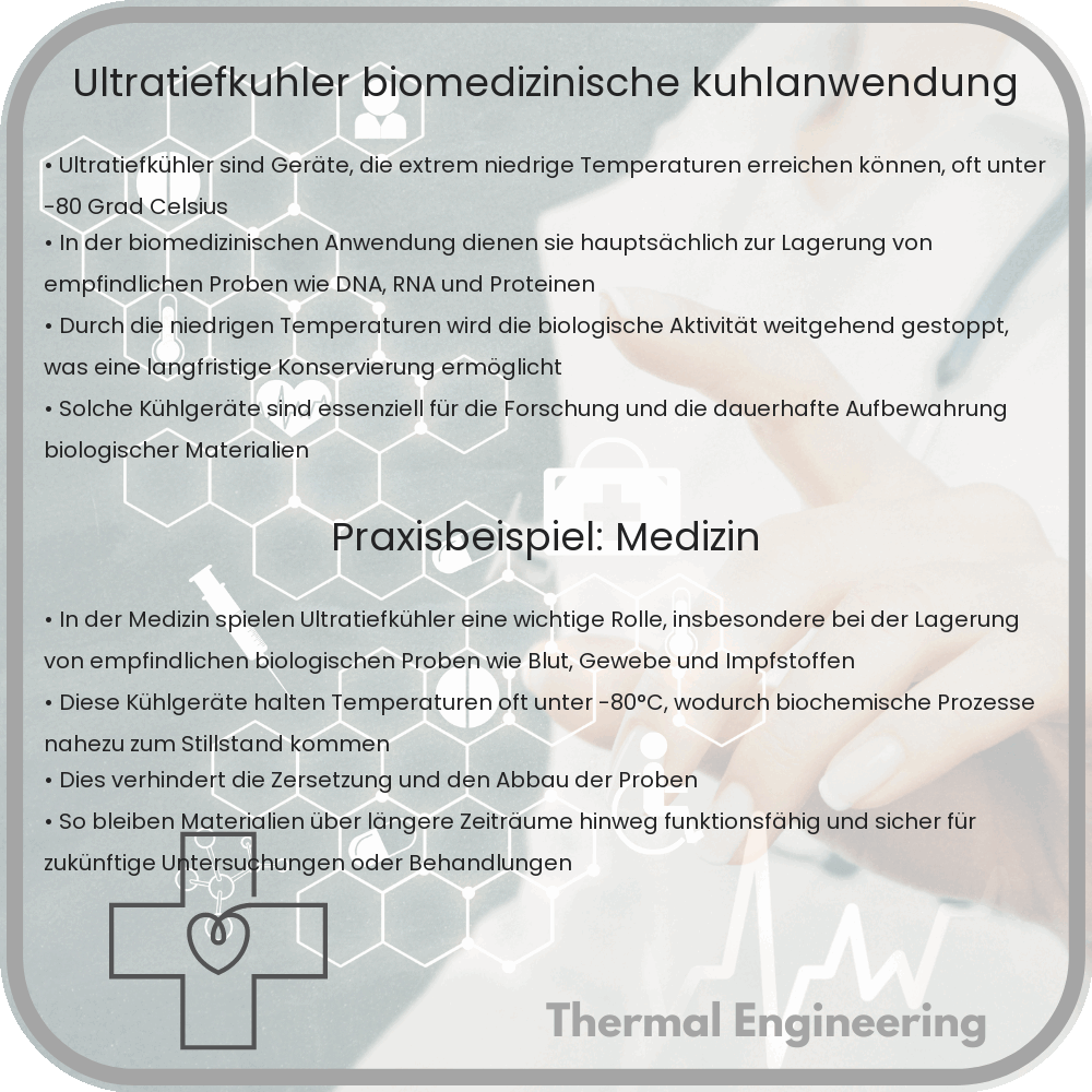 Ultratiefkühler | Biomedizinische Kühlanwendung