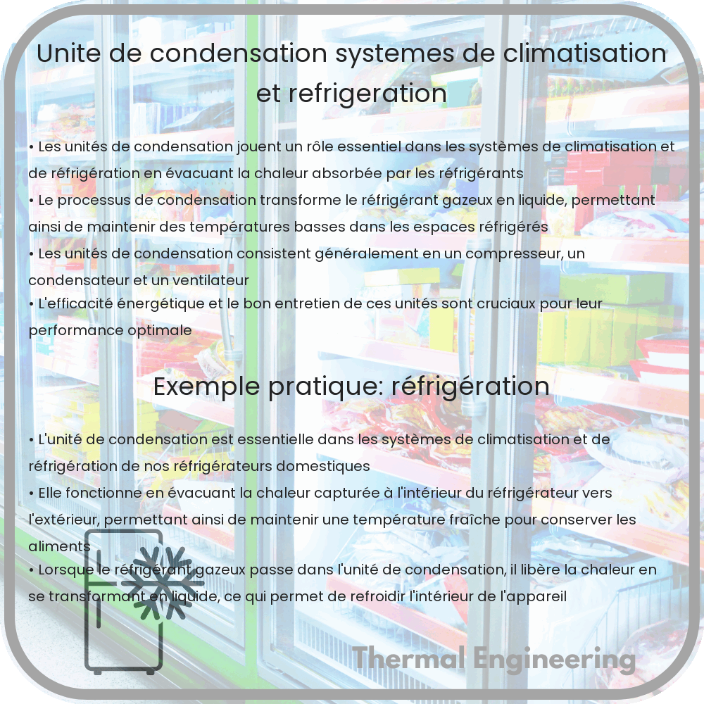 Unité de Condensation | Systèmes de Climatisation et Réfrigération