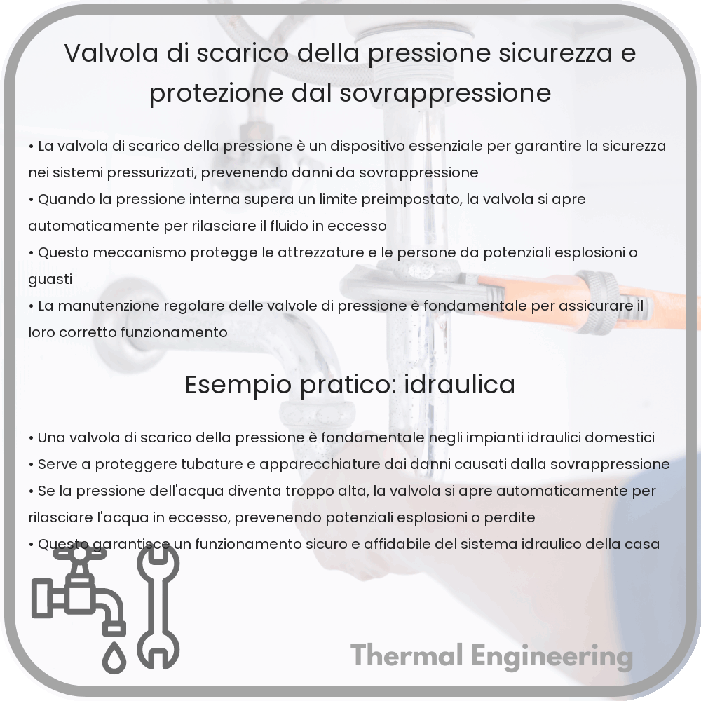 Valvola di Scarico della Pressione | Sicurezza e Protezione dal Sovrappressione