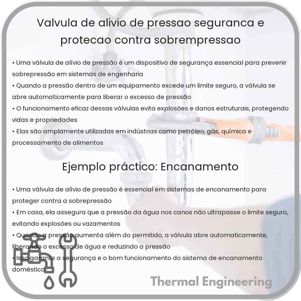 Válvula de Alívio de Pressão | Segurança e Proteção Contra Sobrempressão