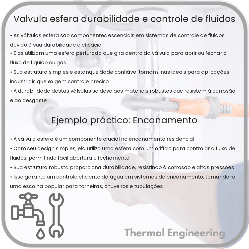 Válvula Esfera | Durabilidade e Controle de Fluídos