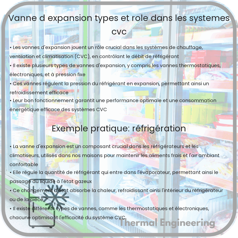 Vanne d'Expansion | Types et Rôle dans les Systèmes CVC