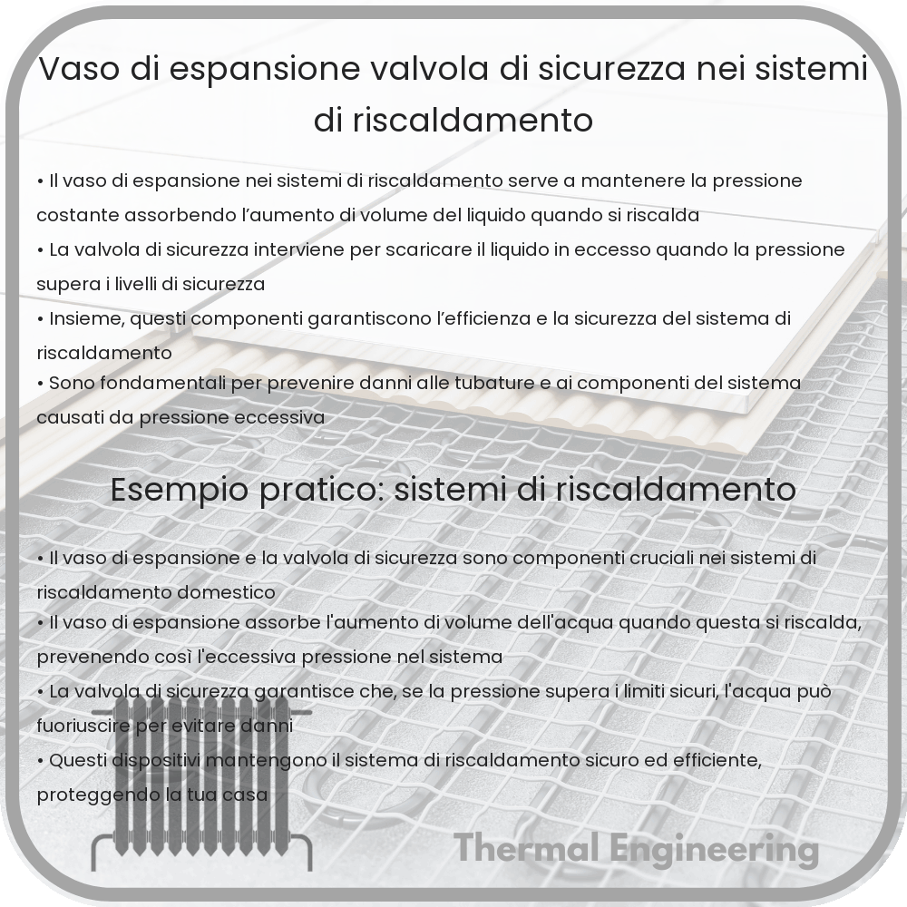 Vaso di Espansione | Valvola di Sicurezza nei Sistemi di Riscaldamento