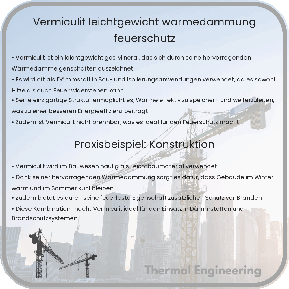 Vermiculit | Leichtgewicht, Wärmedämmung, Feuerschutz